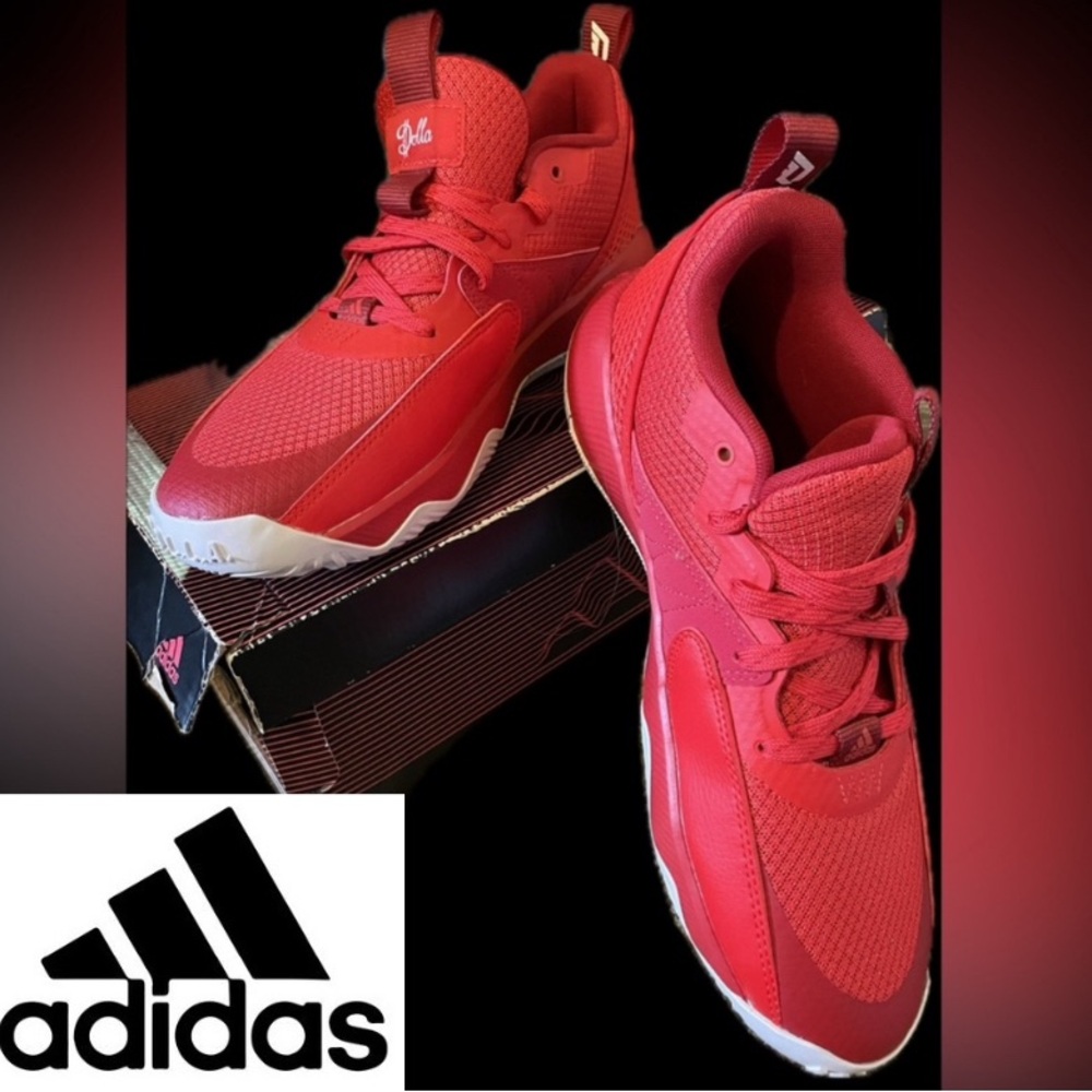 NIB Adidas Red DAME Extply 2.0 Signature Shoes 9.5 M/10.5 W